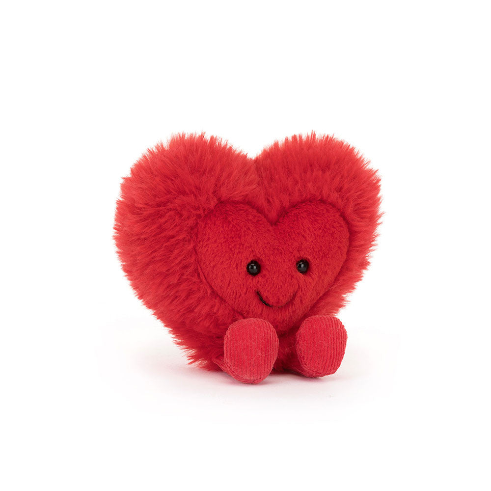 Jellycat Amuseables Red Heart, part of the Christmas seasonal range at Ruby Tuesday
